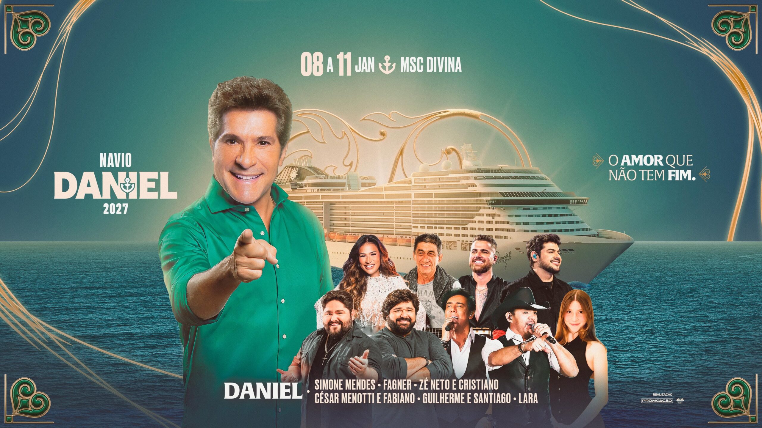 NAVIO DANIEL 2027 — UMA VIAGEM DE EMOÇÕES EM ALTO-MAR! 🚢